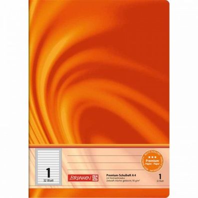Brunnen Schulheft Premium Vivendi A4 32 Blatt liniert - Lineatur 01