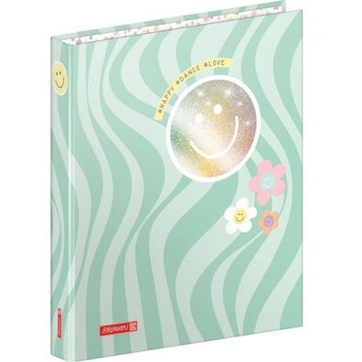 Brunnen Ringbuch A4 Happy Hippie 2 Ringe 20mm Karton