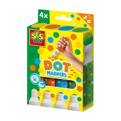 SES Dot Markers - 4 Farben XXL