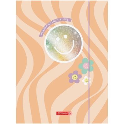 Brunnen Sammelmappe A3 Happy Hippie mit Gummizug