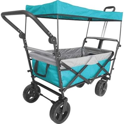 Outdoor Active Bollerwagen Petrol mit Dach faltbar
