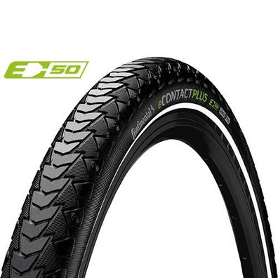 62-584 eCONTACT Plus, E-50, Draht, schwarz-reflex, Continental, 0101978