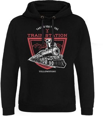 Yellowstone Taking You To The Train Station Epic Hoodie Black