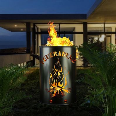 Feuertonne Feuerabend 200 Liter Metallfass