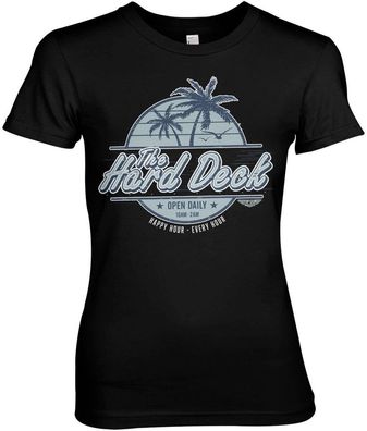 Top Gun The Hard Deck Girly Tee Damen T-Shirt Black