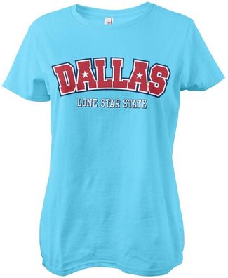 Hybris Dallas Girly Tee Damen T-Shirt Skyblue