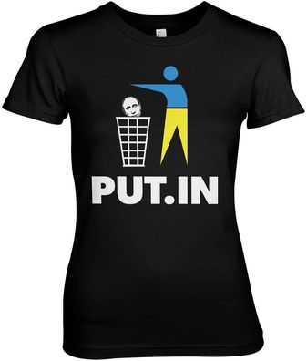 Hybris PUT. IN Trash Girly Tee Damen T-Shirt Black