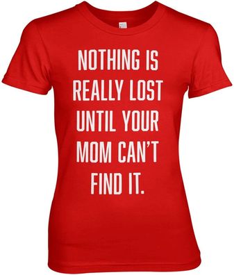 Hybris Nothing Is Lost Girly Tee Damen T-Shirt Red