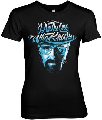 Breaking Bad I Am The One Who Knocks Girly Tee Damen T-Shirt Black