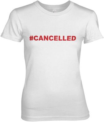 Hybris Cancelled Girly Tee Damen T-Shirt White