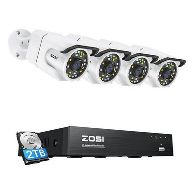 ZOSI - C105 * 4+NVR 2TB HDD - Kamera