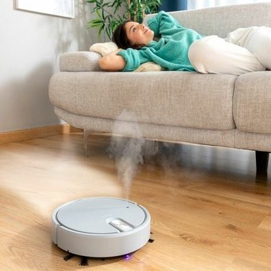 5-in-1 Staubsauger Roboter - Saugen, Wischen, UV-Desinfektion, Luftbefeuchter, Aroma