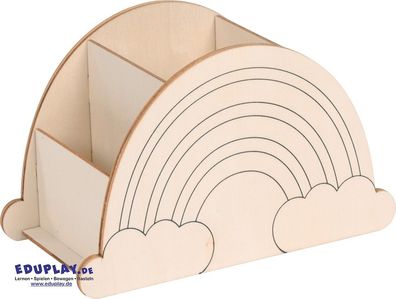Stiftebox Regenbogen, 16 x 10 x 8,2 cm