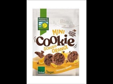 Bohlsener Mühle 6x Mini Cookie Schoko Orange 125g