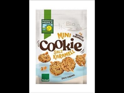 Bohlsener Mühle 6x Mini Cookie Salz Karamell 125g