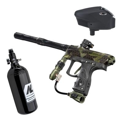 Dye Rize CZR+ Paintball Package - PGA Hypercam olive