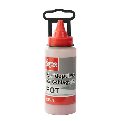 Kreidepulver rot für Schlagschnur 100g