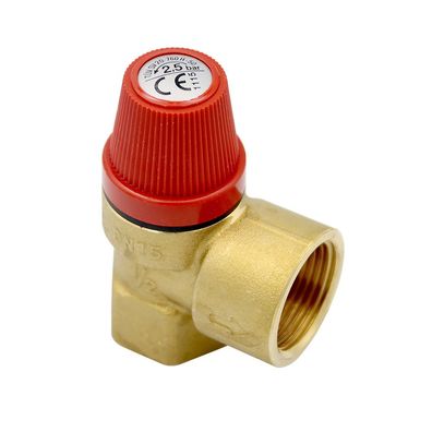 Caleffi Membran Sicherheitsventil 1/2" x 3/4" 2.5 bar Überdruckventil Heizung