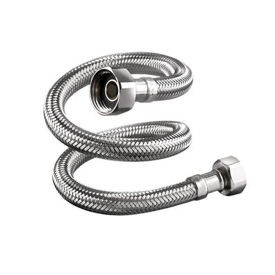 Edelstahl Trinkwasser Panzerschlauch IG/IG 1/2 x 3/8 Zoll DN8 500mm DVGW (0.01€/1mm)