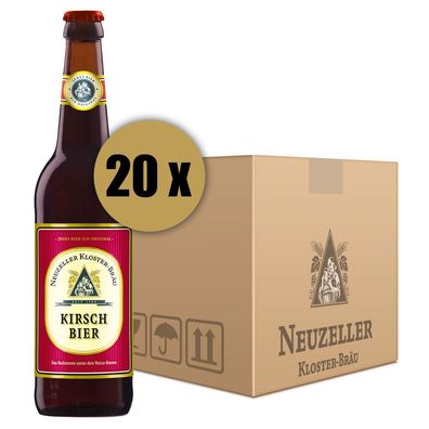 Karton Kirsch Bier mit 20 Flaschen je 0,5 Liter