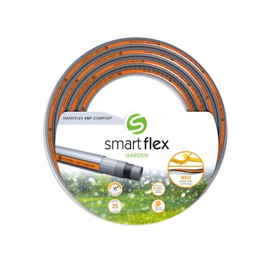Smartflex Gartenschlauch SMT Comfort 3/4 Zoll 19mm 50m 9bar Wasserschlauch (2.90€/1m)