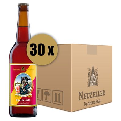 Karton Radler Fritz mit 30 Flaschen je 0,5 Liter