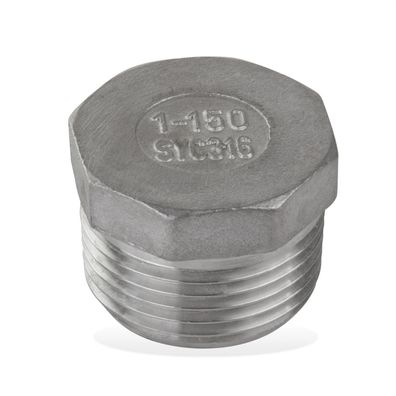 Edelstahl Fitting Stopfen 1/2 Zoll Gewindefitting