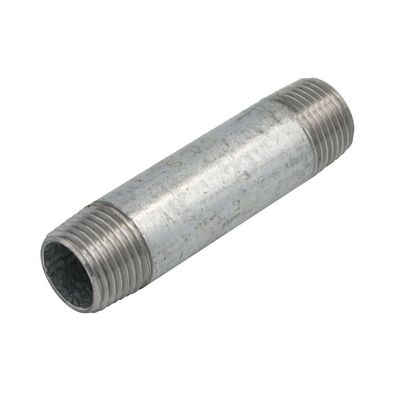 Rohrdoppelnippel 1/2 Zoll 21,3 x 80 mm DN15 Rohrnippel verzinkt