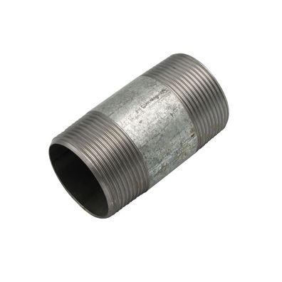 Rohrdoppelnippel 1 1/2" Zoll x 80mm DN40 Rohrnippel verzinkt