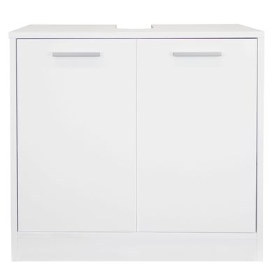 Waschtischunterschrank "Elsa", weiß, länzend, 2-türig 60x33x58cm