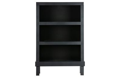 basiclabel - Schrank Bonk aus Kiefernholz, Schwarz