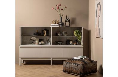 basiclabel - Wandschrank Klink aus Kiefernholz, 200 cm