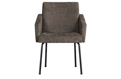 BePureHome - Esszimmerstuhl Mount aus Webstoff, Grau