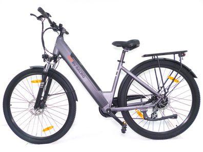29 Zoll E-Bike Fahrrad Damenfahrrad Citybike Elektrofahrrad 36V 250W 70km Grau