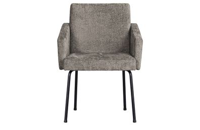 BePureHome - Esszimmerstuhl Mount aus Webstoff, Taupe