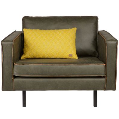 BePureHome - Sessel Rodeo aus Kunstleder, Army
