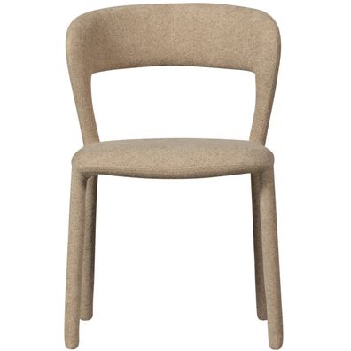 BePureHome - Esszimmerstuhl Noble aus Webstoff, Sand