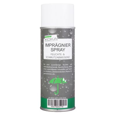 KOKA ImprägnierSpray farblos Imprägnierung CabrioVerdeck Textilien Schuhe Zelt