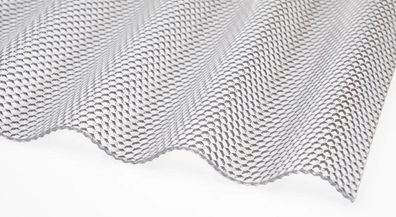 Wellplatten Polycarbonat Profilplatten Wabenplatte Sinus 76/18 klar Hagelsicher