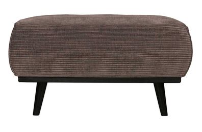 BePureHome - Hocker Statement aus gewebten Jacquard, Taupe