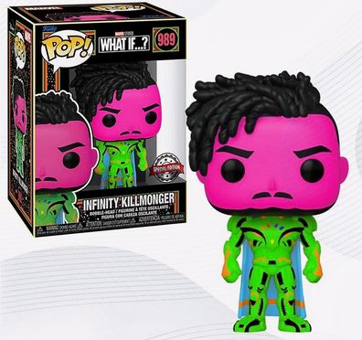 Funko Pop! Marvel What If...? - Infinity Killmonger Bobble-Head - 989 Special Edition