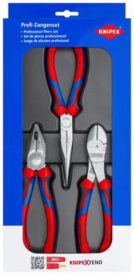 KNIPEX 00 20 11 V01 Montage-Paket 1 x 26 15 200, 1 x 03 05 180, 1 x 74 05 180