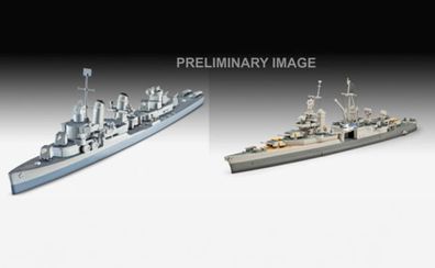 Revell 1:700 5644 Pacific Warriors (USS Fletcher & USS Indianapolis) - NEU