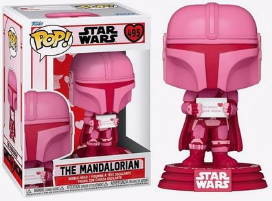 Funko Pop! Star Wars Valentines - The Mandalorian Bobble-Head - 495