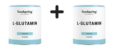 2 x foodspring L-Glutamin (120 Caps) Unflavoured