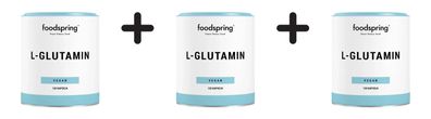 3 x foodspring L-Glutamin (120 Caps) Unflavoured