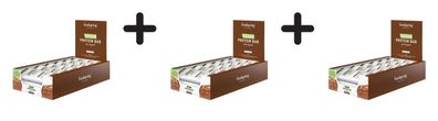 3 x foodspring Vegan Protein Bar Extra Chocolate (12x45g) Hazelnut Crunch
