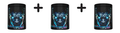 3 x Genius Nutrition Fury Extreme (400g) Ice Candy