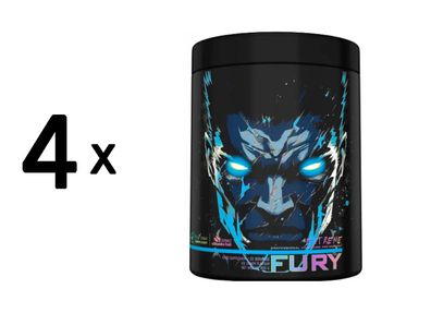 4 x Genius Nutrition Fury Extreme (400g) Ice Candy