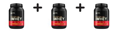 3 x Optimum Nutrition 100% Whey Gold Standard (2lbs) Chocolate Peanut Butter